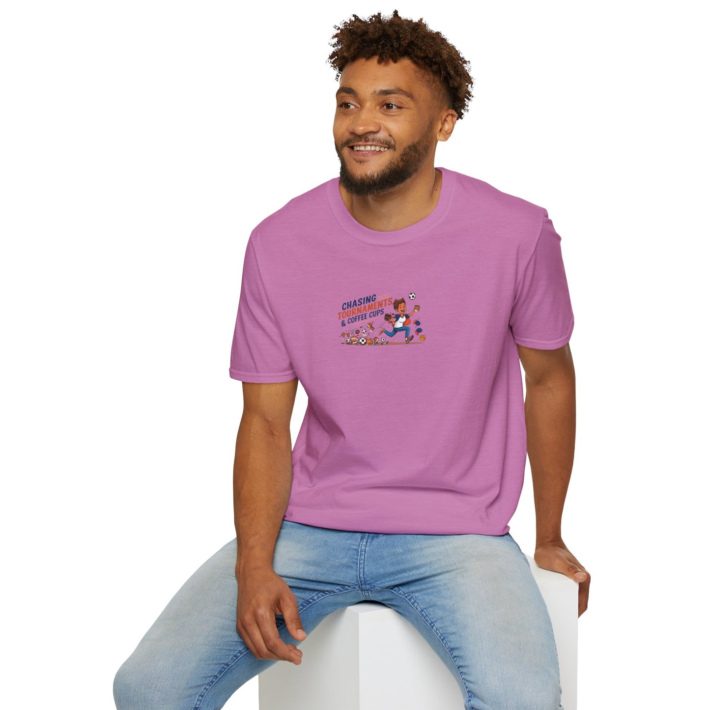 Chasing Tournaments & Coffee Cups - Softstyle Tee