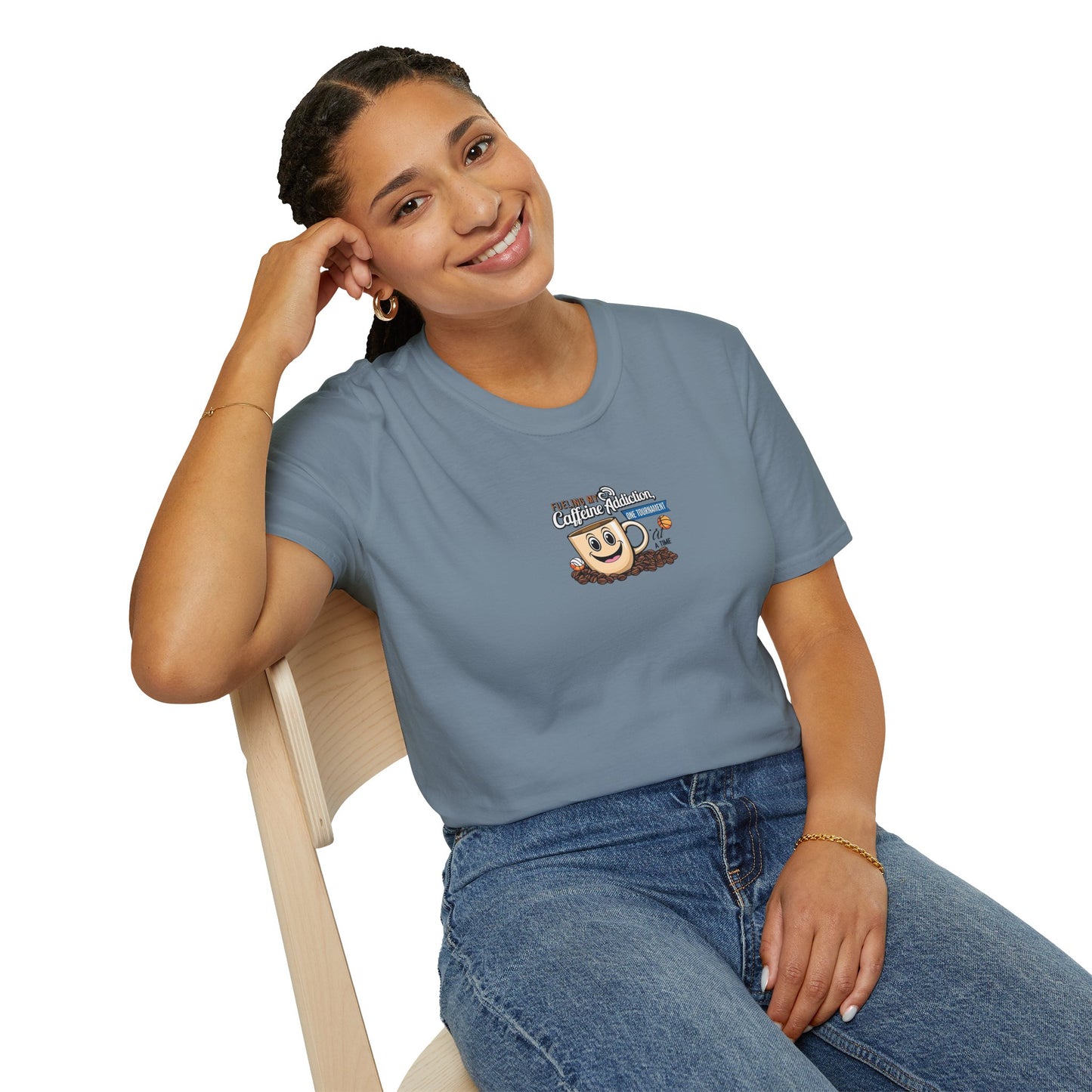 Fueling My Caffeine Addiction One Tourney at a Time - Softstyle Tee