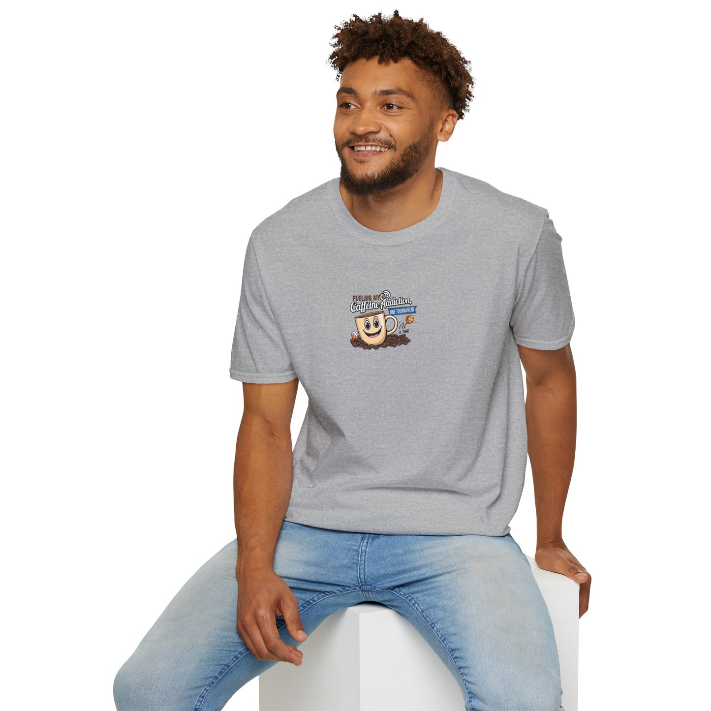 Fueling My Caffeine Addiction One Tourney at a Time - Softstyle Tee