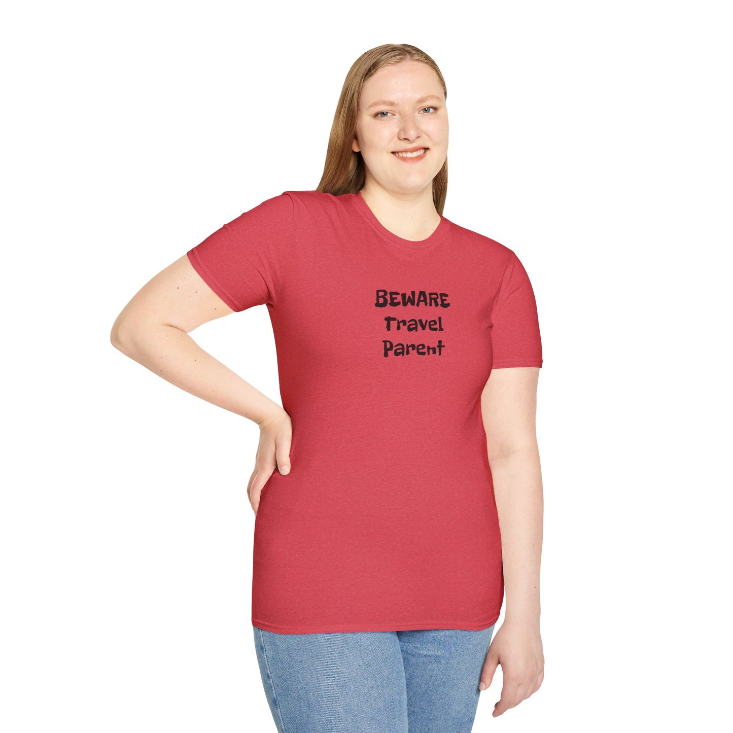 Beware Travel Parent - Sideline Softstyle Tee