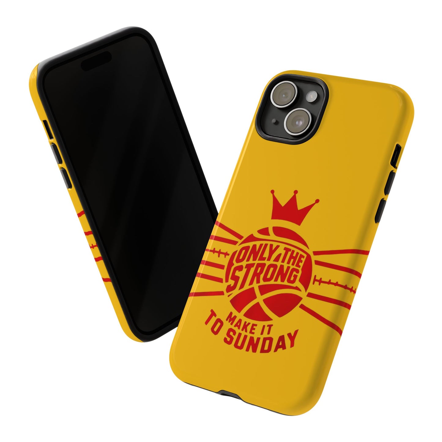 Only the Strong Make it to Sunday (yellow) - Tough Case
