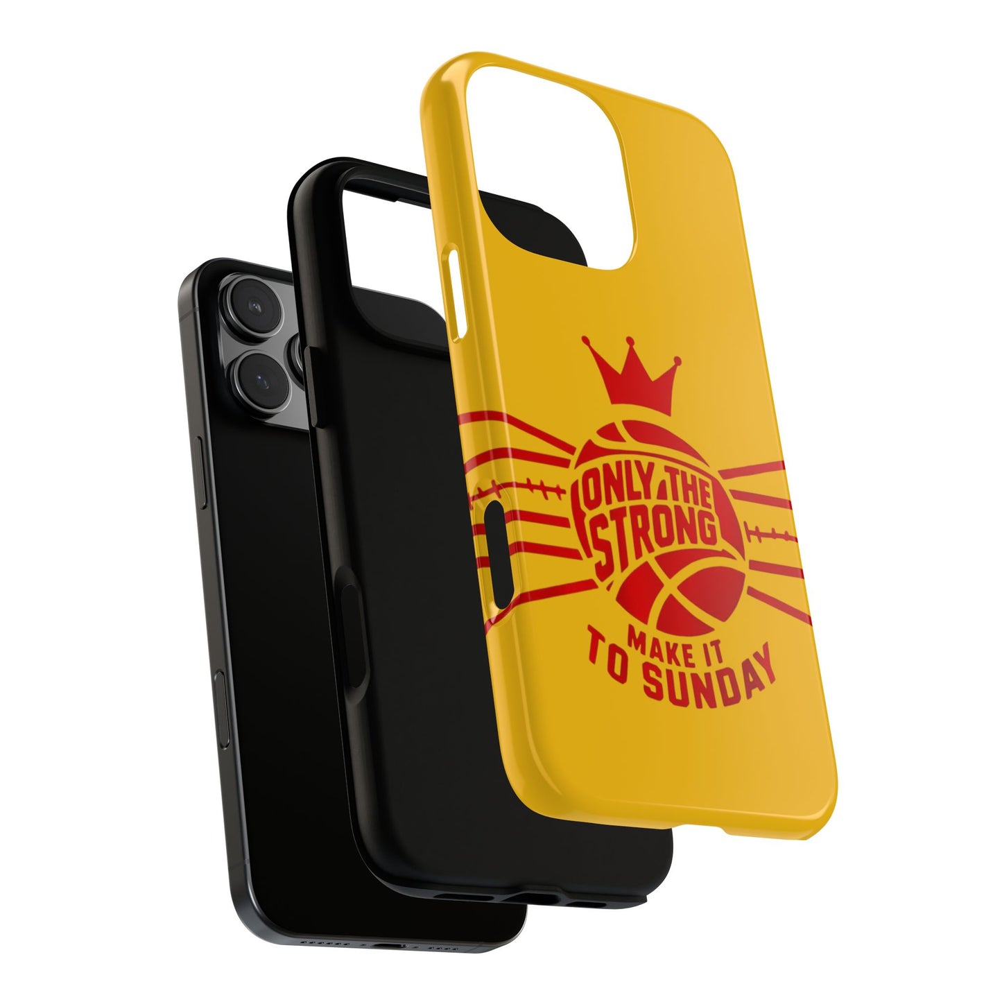 Only the Strong Make it to Sunday (yellow) - Tough Case
