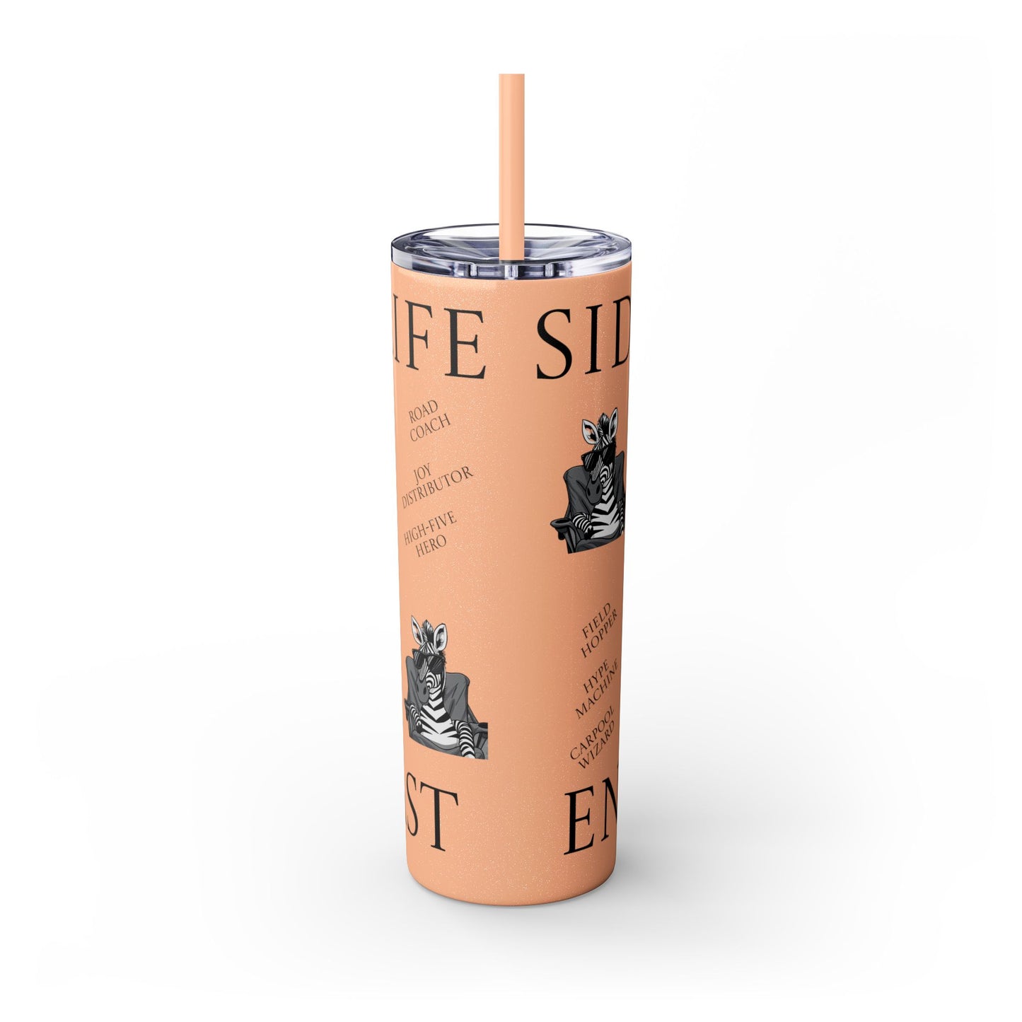 Sideline Life - 20oz Skinny Tumbler with Straw