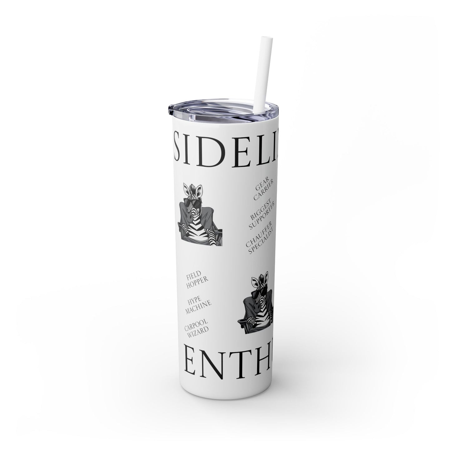 Sideline Life - 20oz Skinny Tumbler with Straw