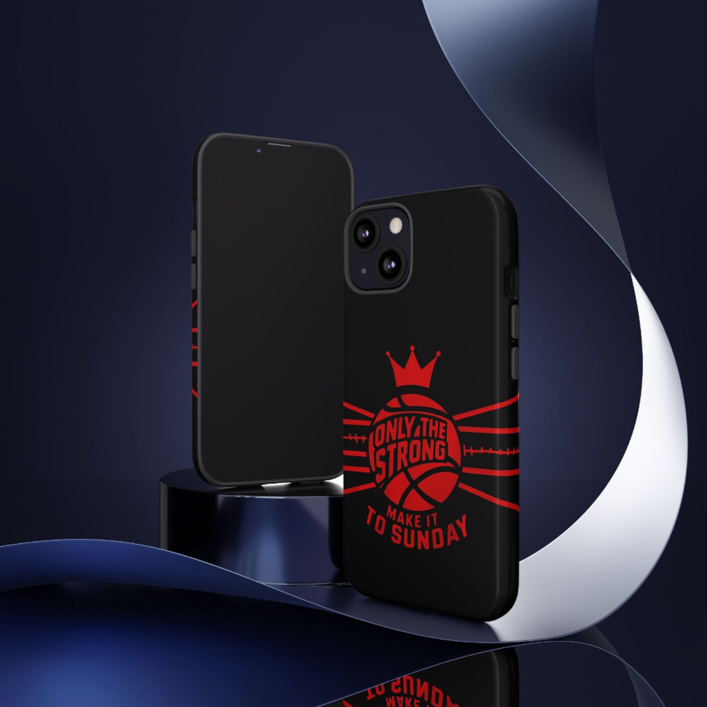 Only the Strong Make it to Sunday (black) - Tough Case