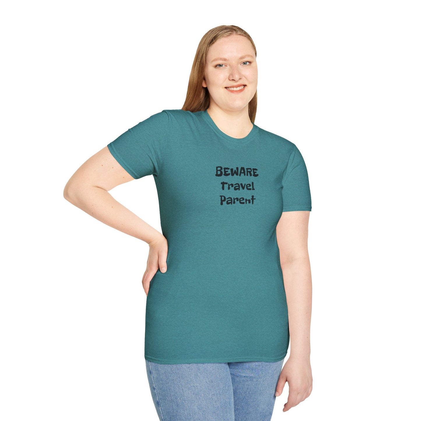 Beware Travel Parent - Sideline Softstyle Tee