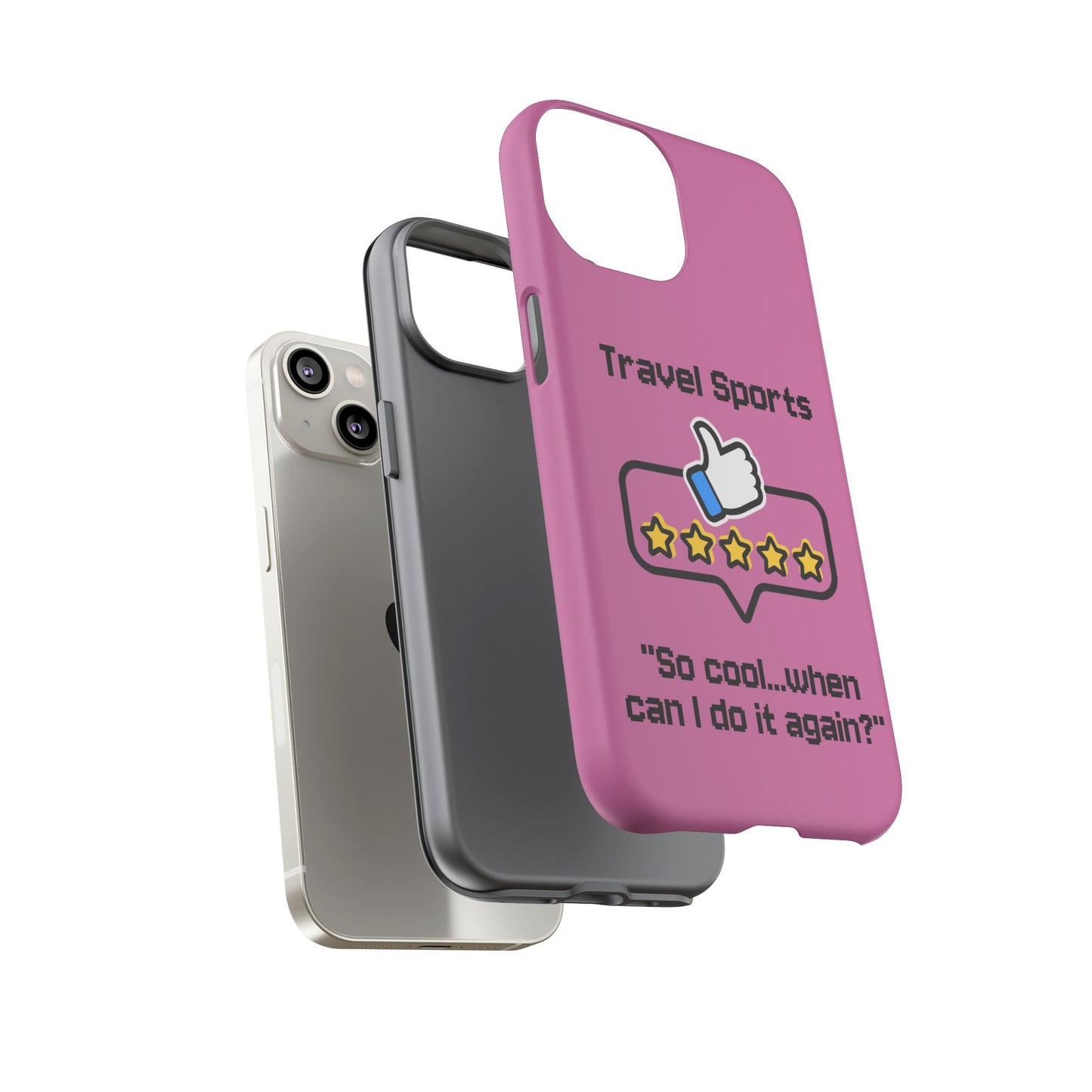 Travel Sports Five Star Review Pink - Tough Case