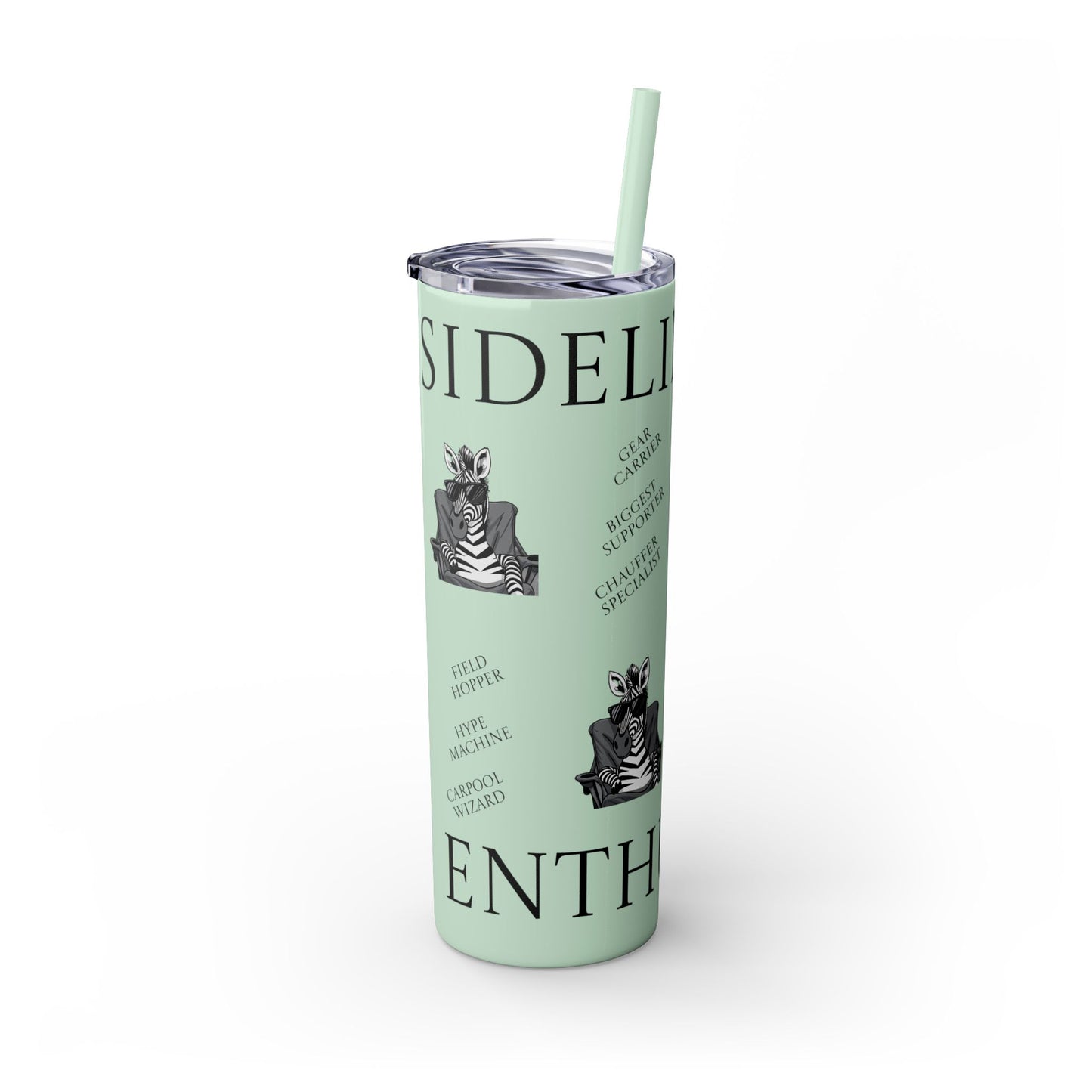 Sideline Life - 20oz Skinny Tumbler with Straw