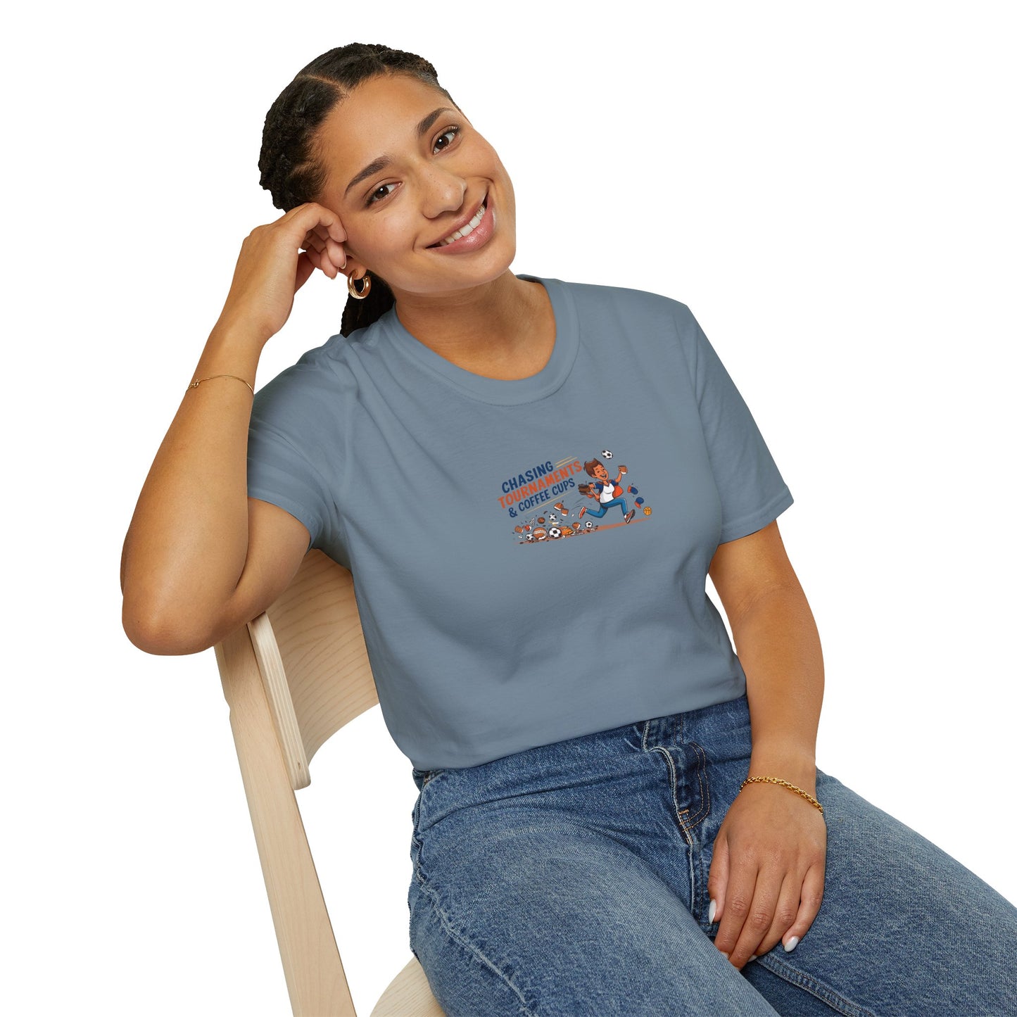 Chasing Tournaments & Coffee Cups - Softstyle Tee