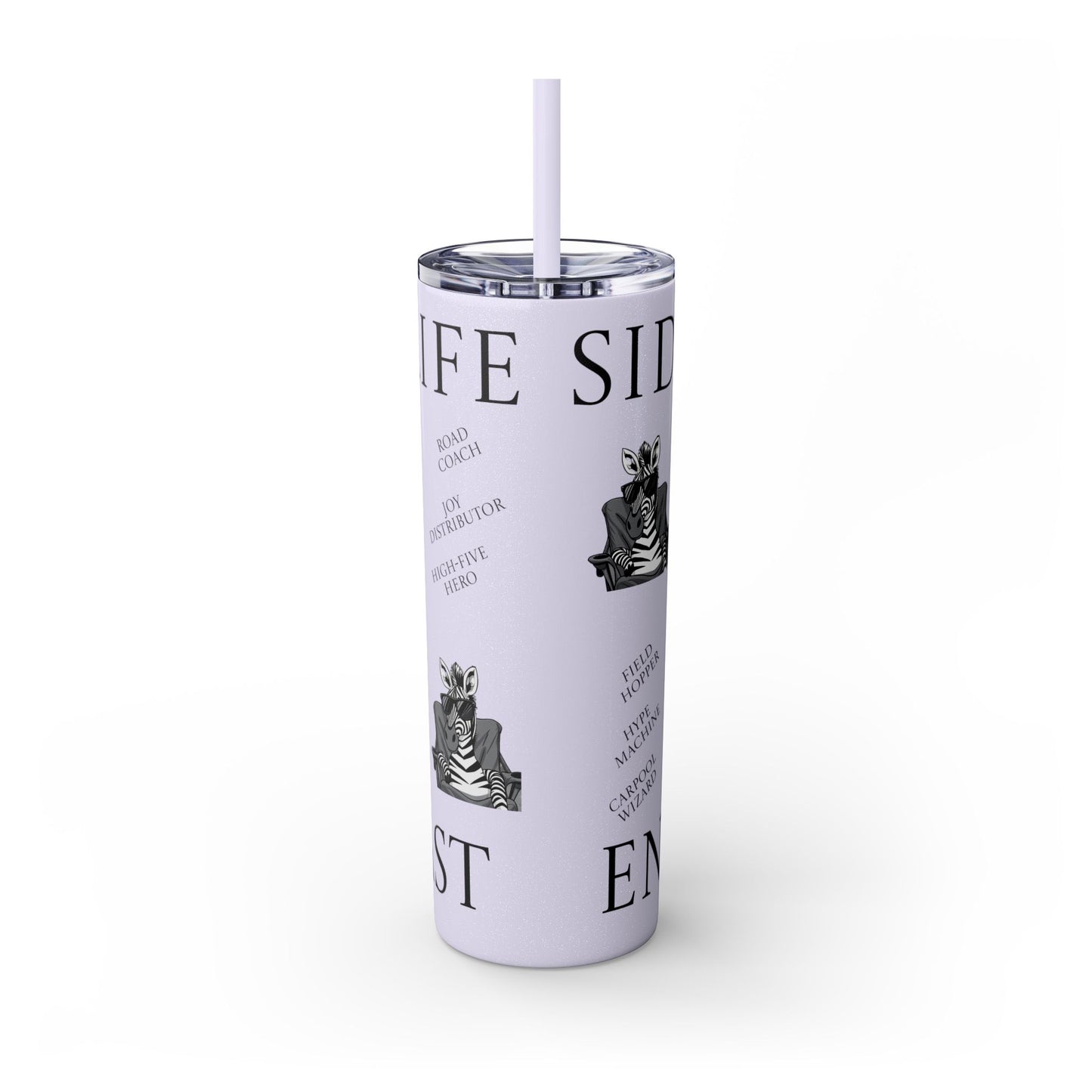 Sideline Life - 20oz Skinny Tumbler with Straw