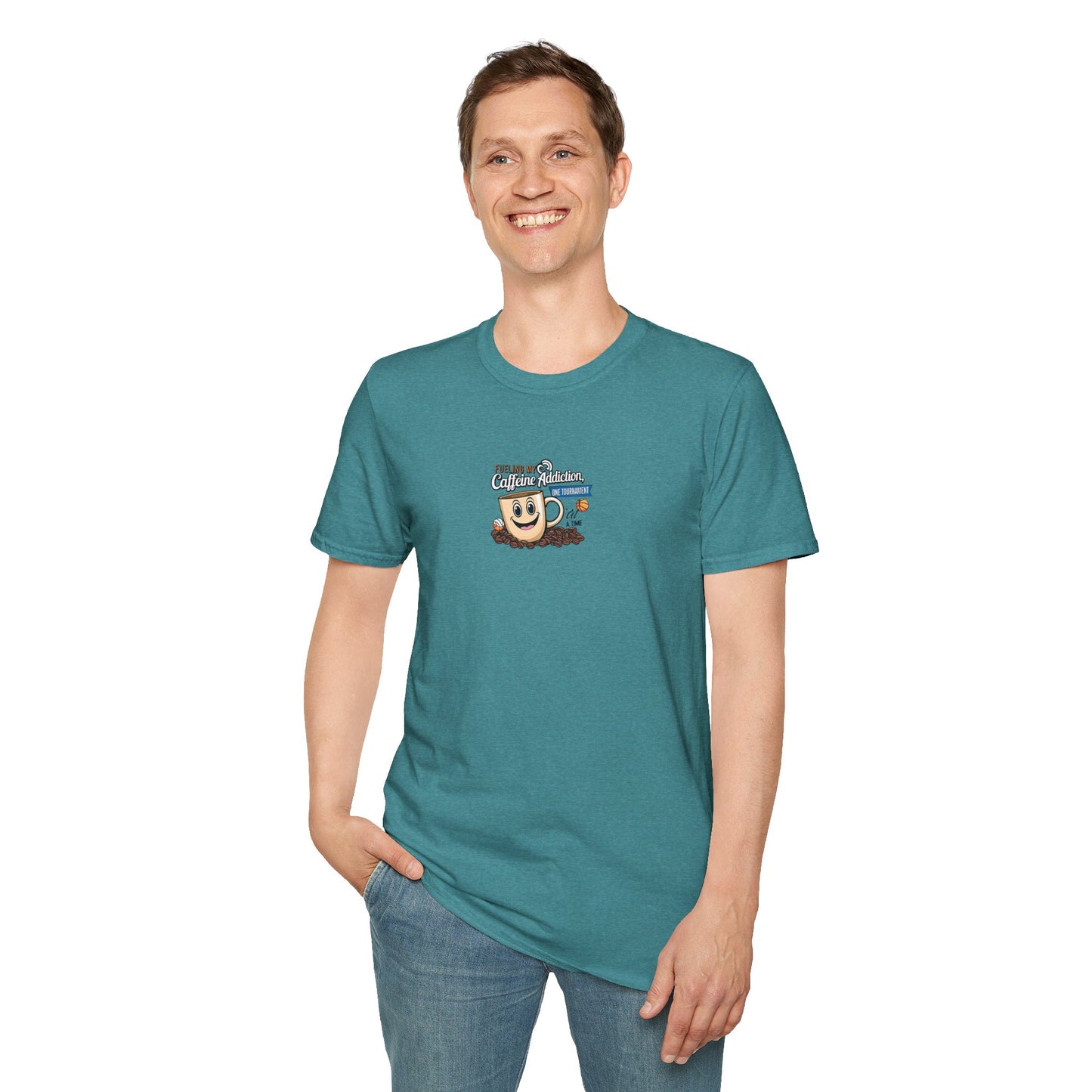 Fueling My Caffeine Addiction One Tourney at a Time - Softstyle Tee