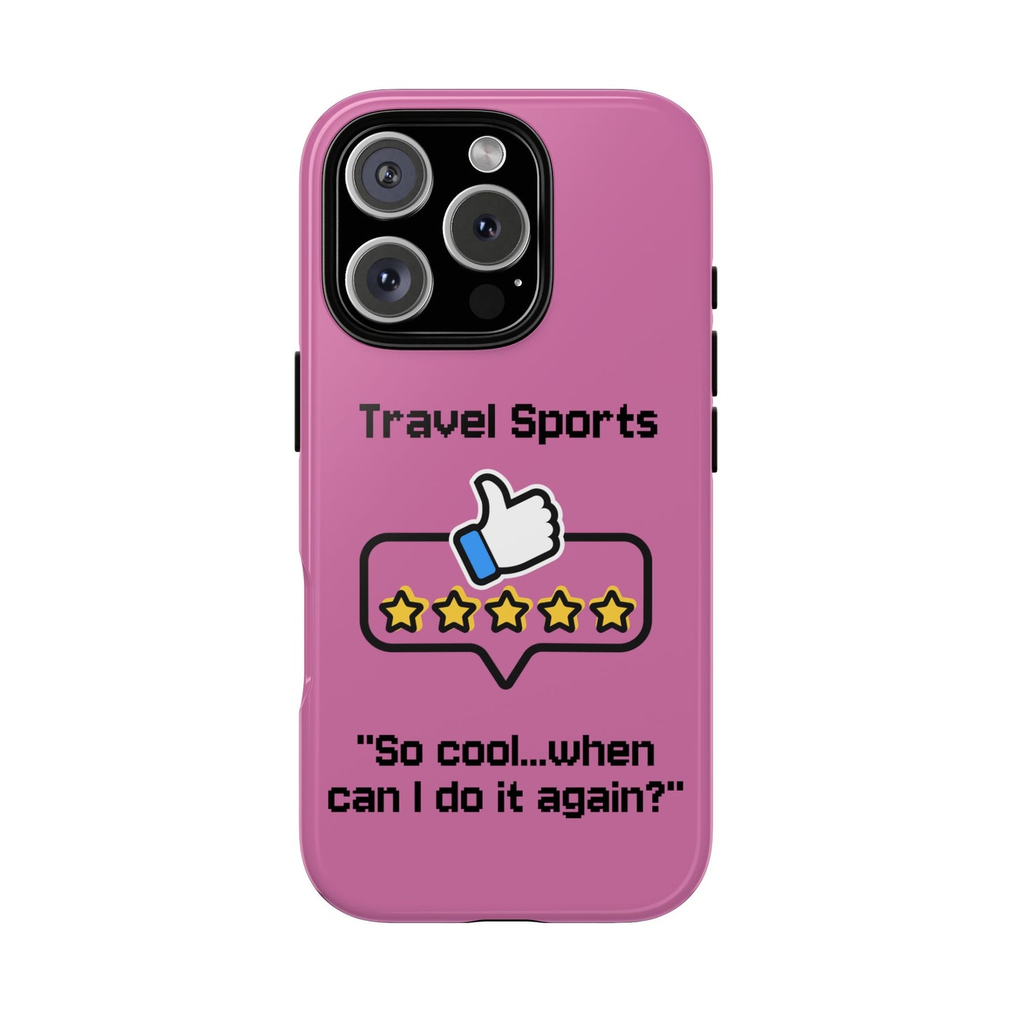 Travel Sports Five Star Review Pink - Tough Case