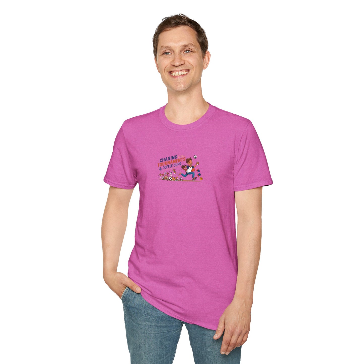 Chasing Tournaments & Coffee Cups - Softstyle Tee