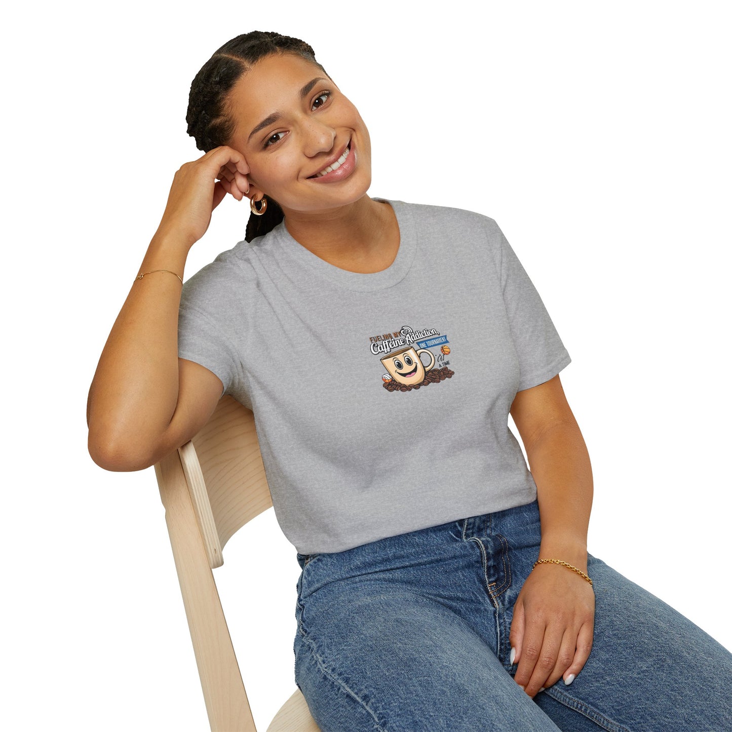 Fueling My Caffeine Addiction One Tourney at a Time - Softstyle Tee