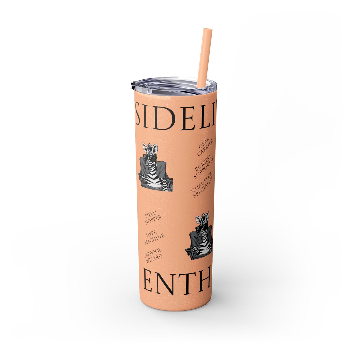 Sideline Life - 20oz Skinny Tumbler with Straw