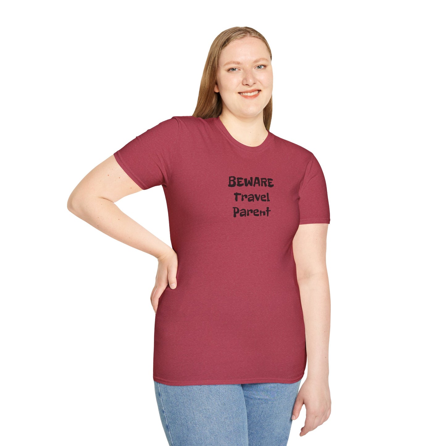 Beware Travel Parent - Sideline Softstyle Tee