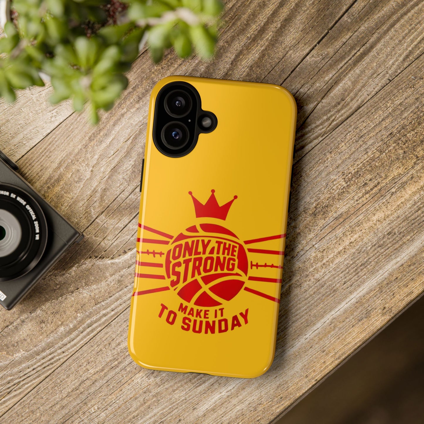 Only the Strong Make it to Sunday (yellow) - Tough Case