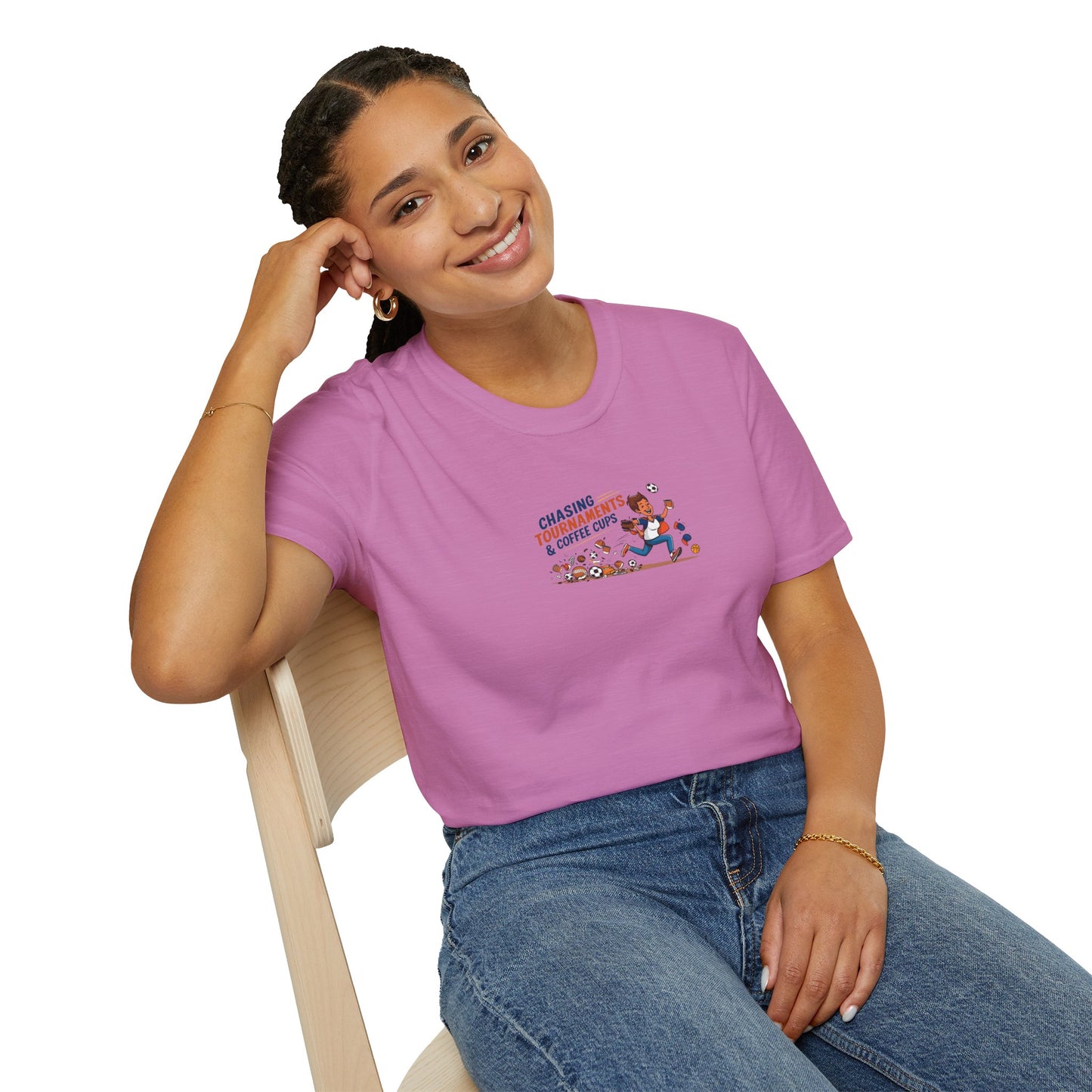 Chasing Tournaments & Coffee Cups - Softstyle Tee