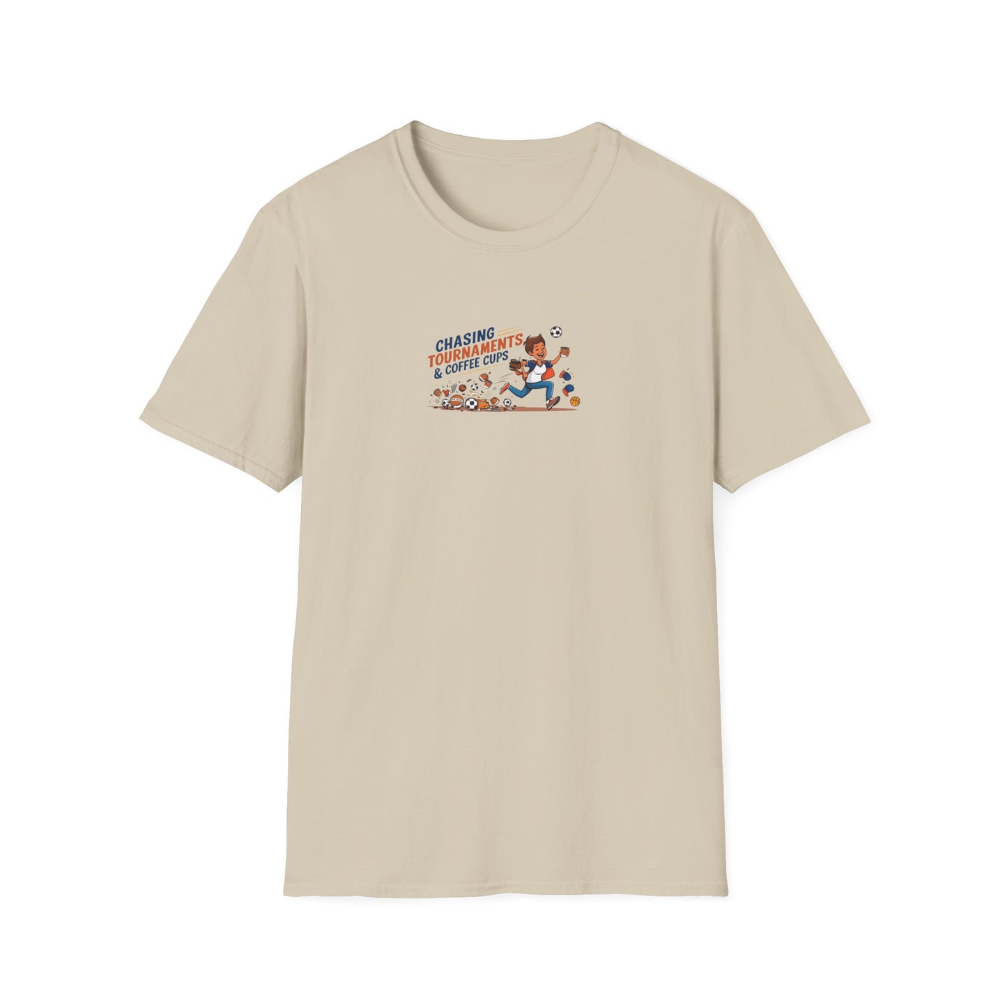 Chasing Tournaments & Coffee Cups - Softstyle Tee