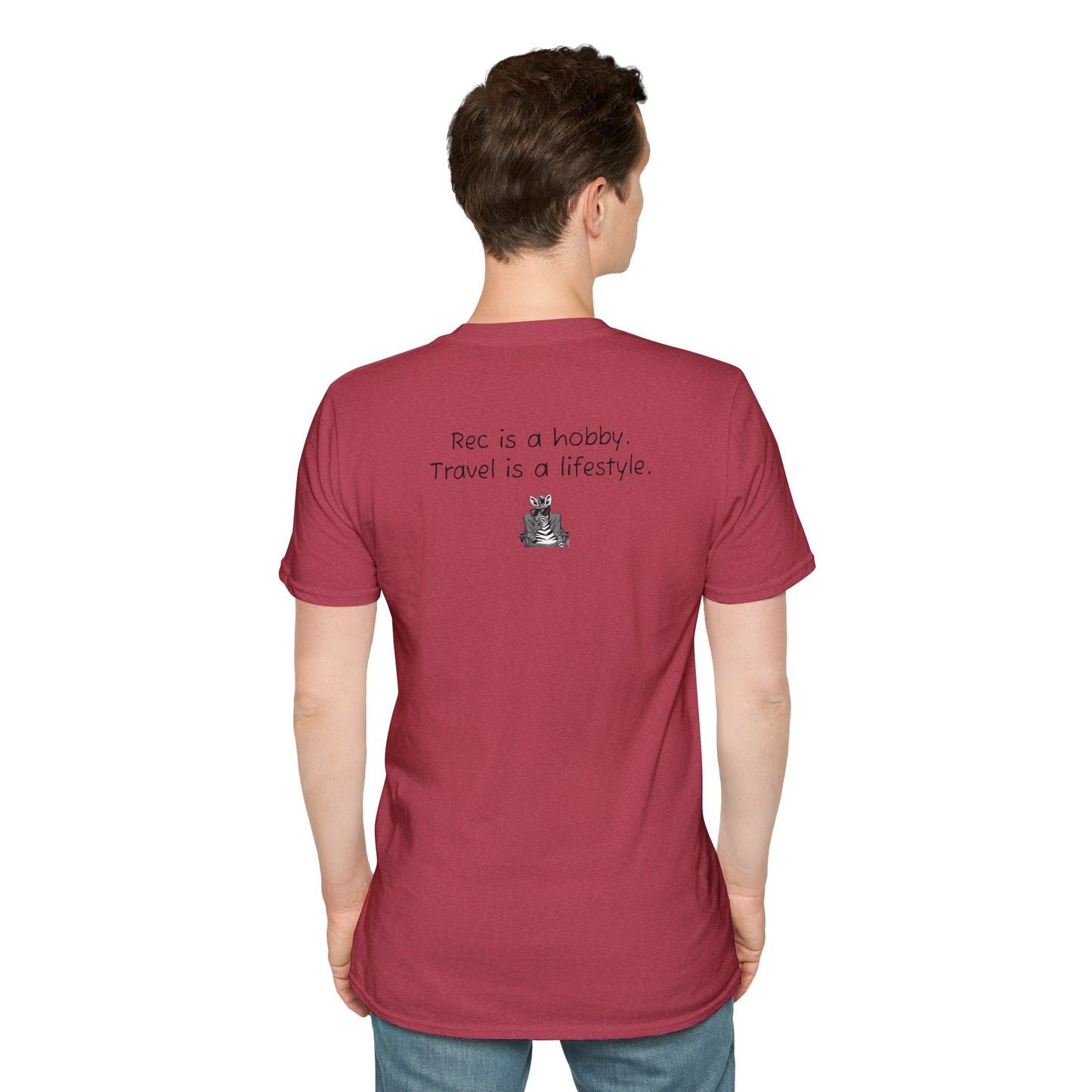 "Rec is a hobby. Travel is a lifestyle" - Sideline Softstyle Tee