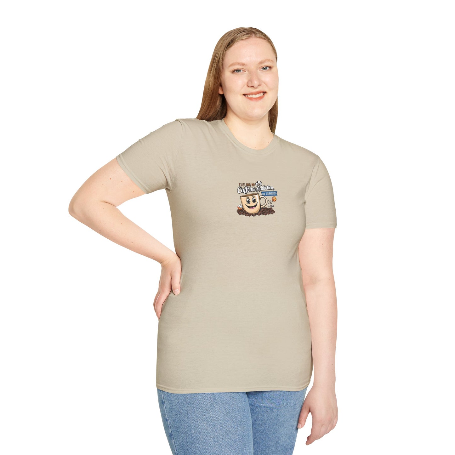 Fueling My Caffeine Addiction One Tourney at a Time - Softstyle Tee