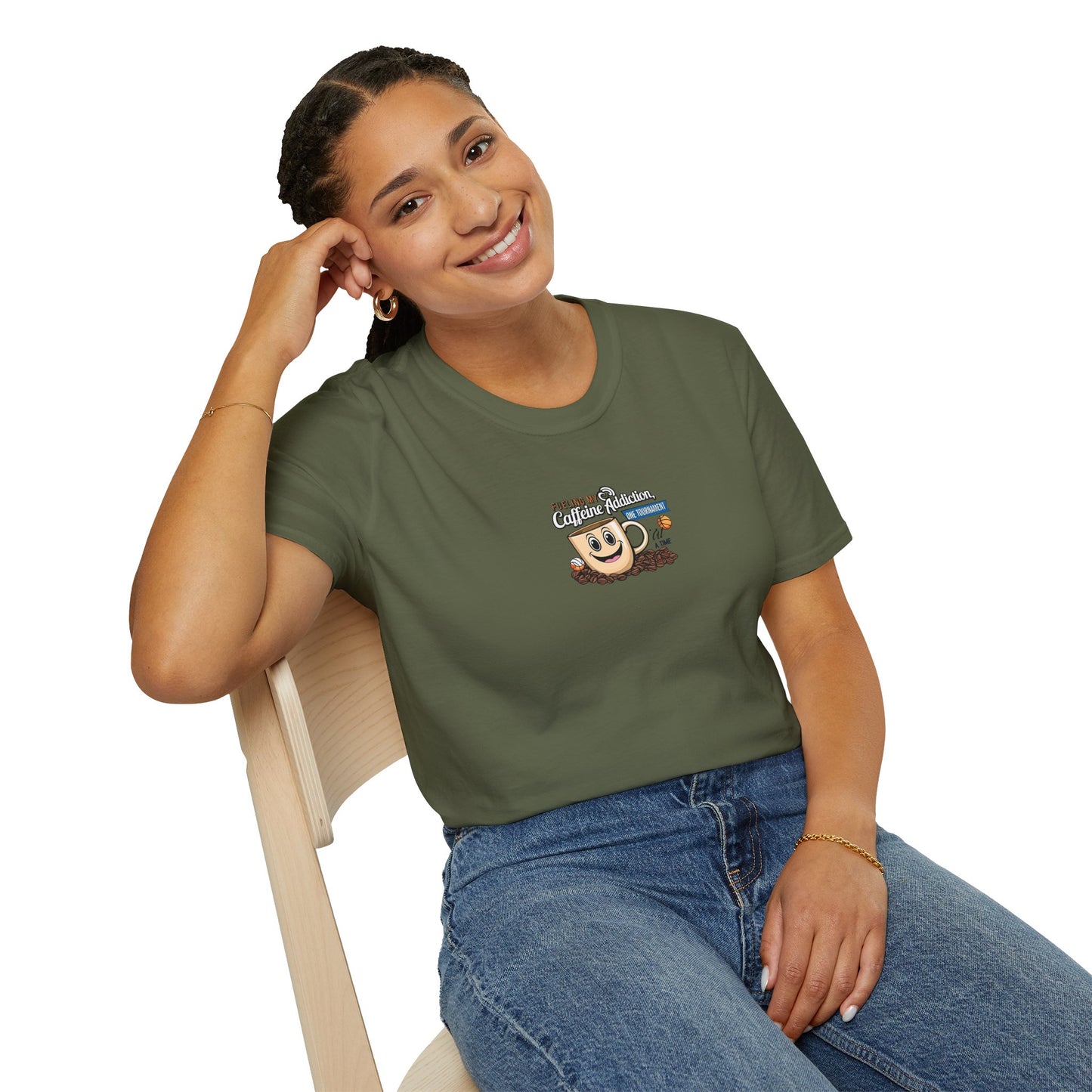 Fueling My Caffeine Addiction One Tourney at a Time - Softstyle Tee