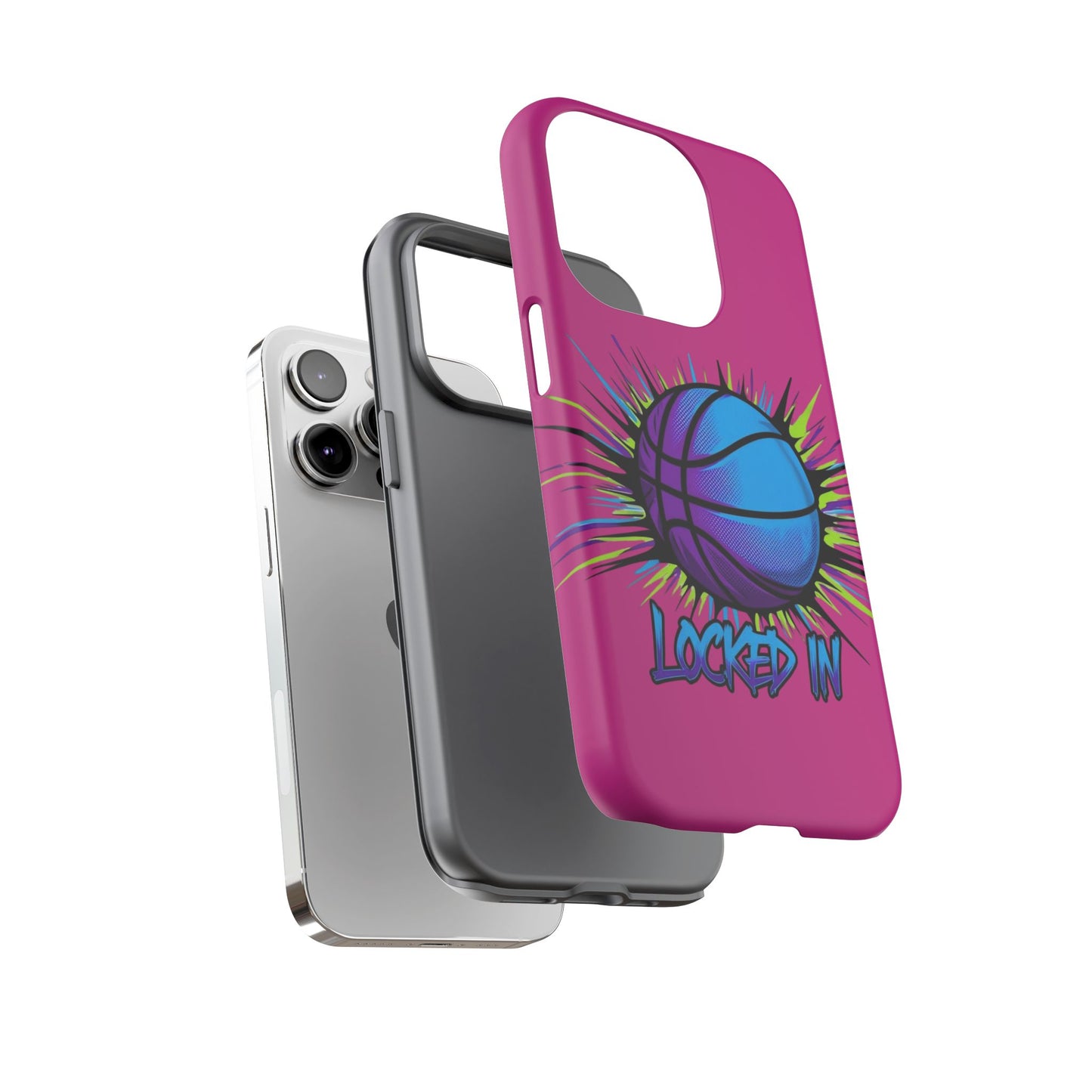 Locked In (pink) - Tough Case
