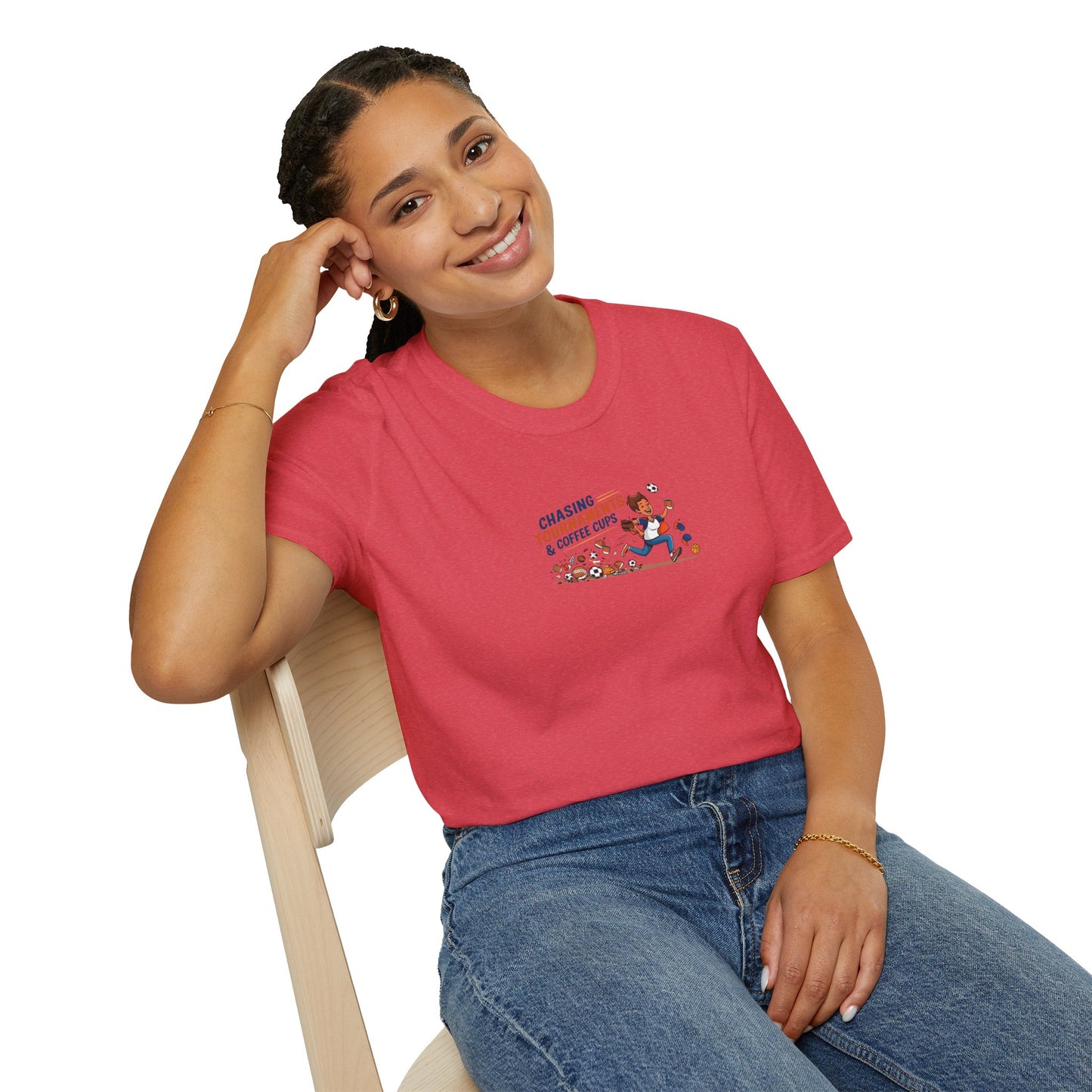Chasing Tournaments & Coffee Cups - Softstyle Tee