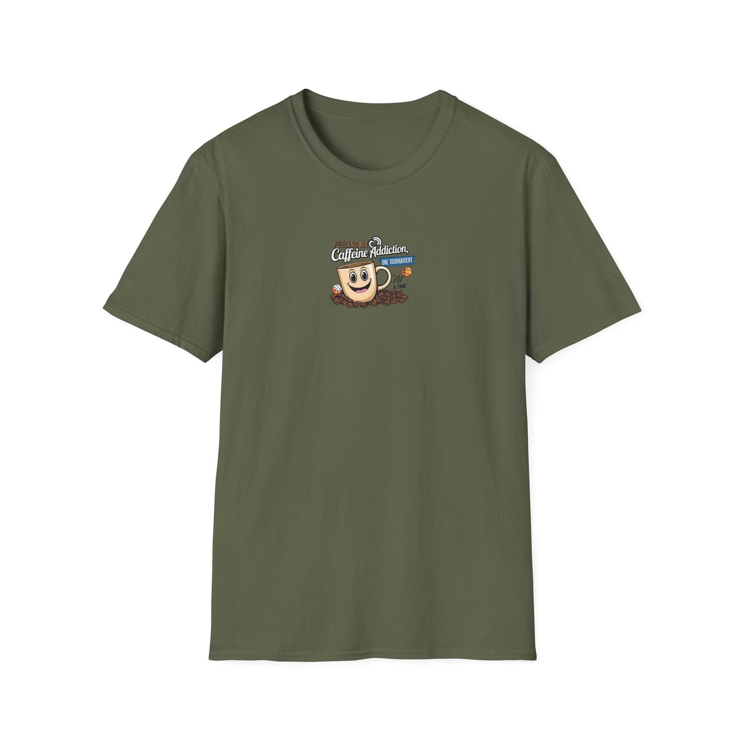 Fueling My Caffeine Addiction One Tourney at a Time - Softstyle Tee