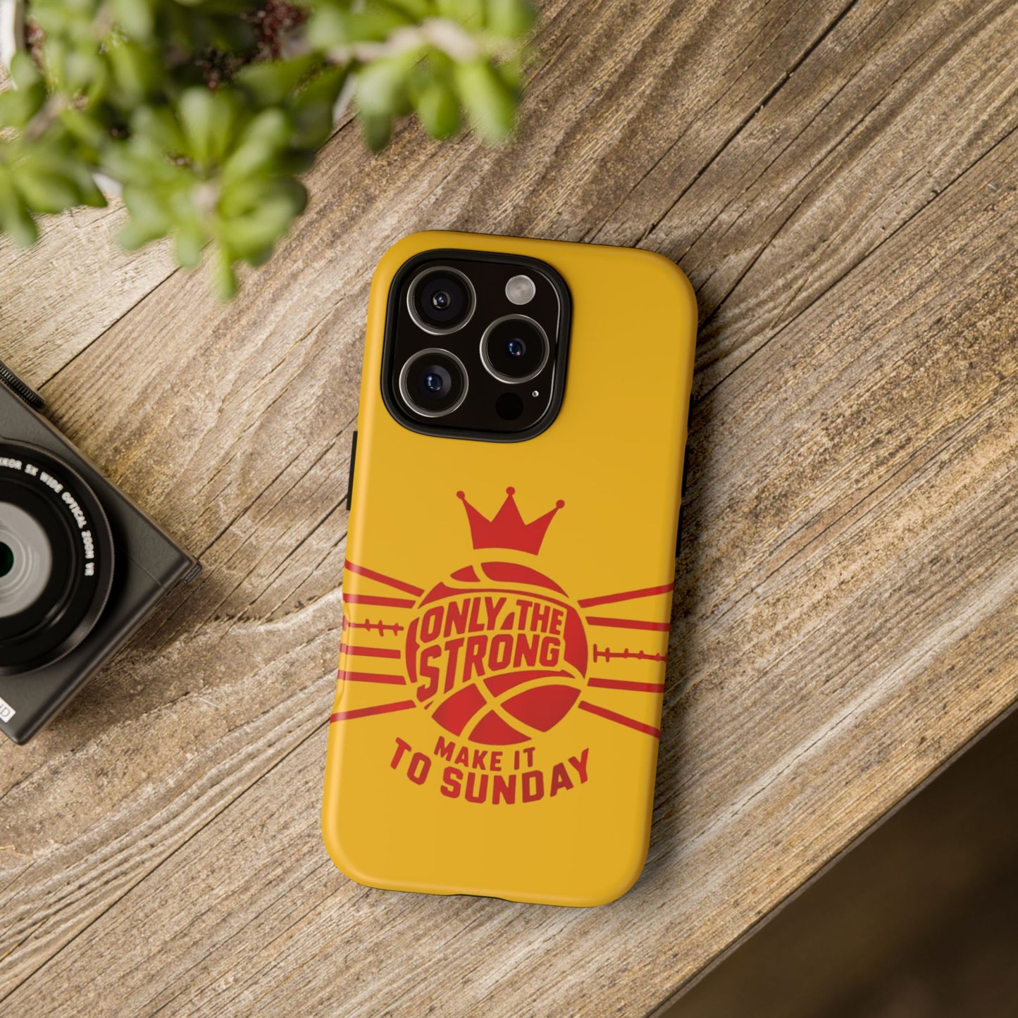 Only the Strong Make it to Sunday (yellow) - Tough Case