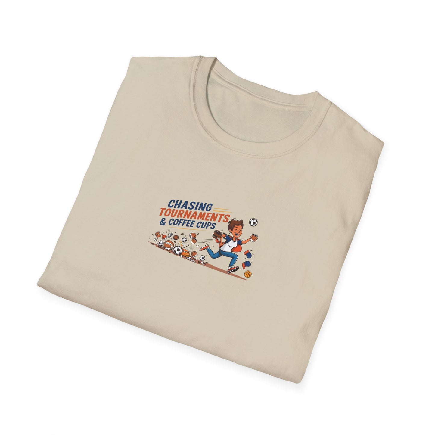 Chasing Tournaments & Coffee Cups - Softstyle Tee