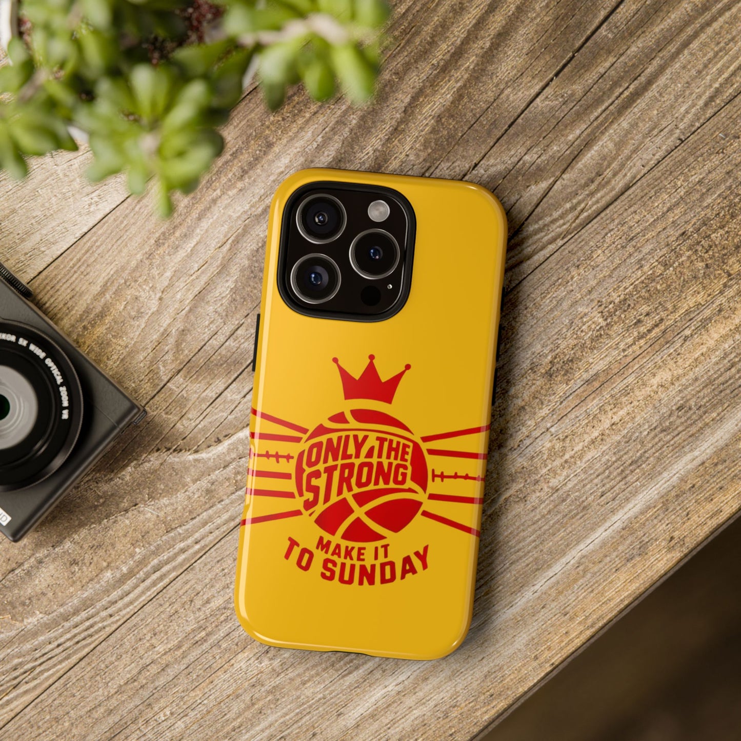 Only the Strong Make it to Sunday (yellow) - Tough Case