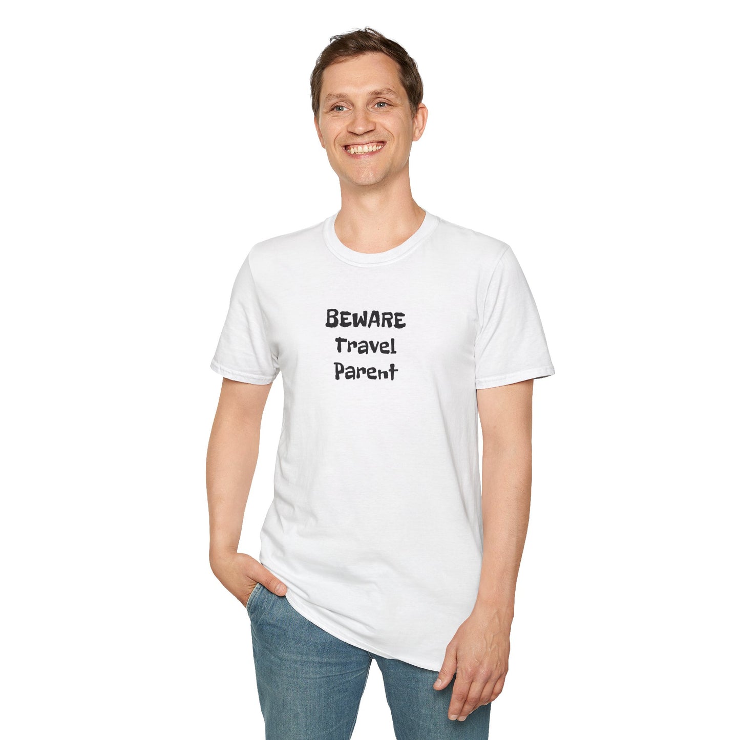 Beware Travel Parent - Sideline Softstyle Tee