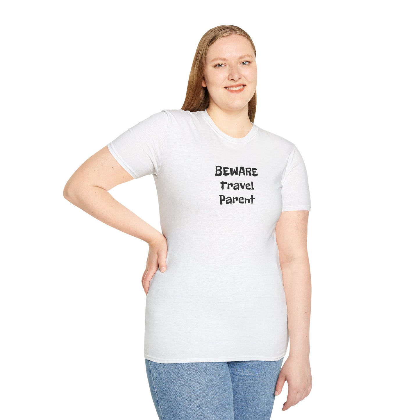 Beware Travel Parent - Sideline Softstyle Tee