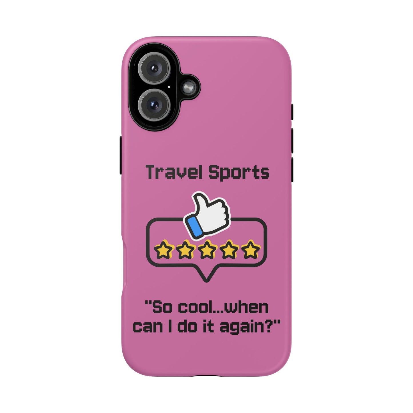 Travel Sports Five Star Review Pink - Tough Case