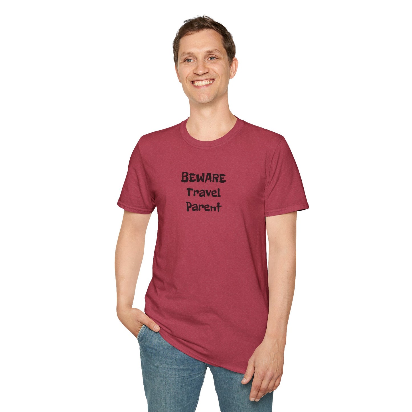Beware Travel Parent - Sideline Softstyle Tee