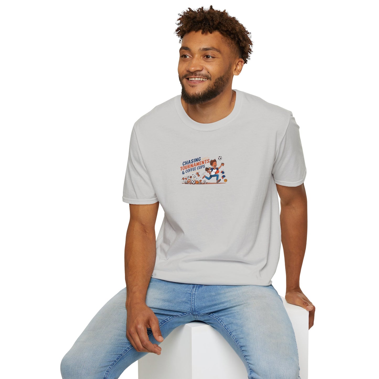 Chasing Tournaments & Coffee Cups - Softstyle Tee