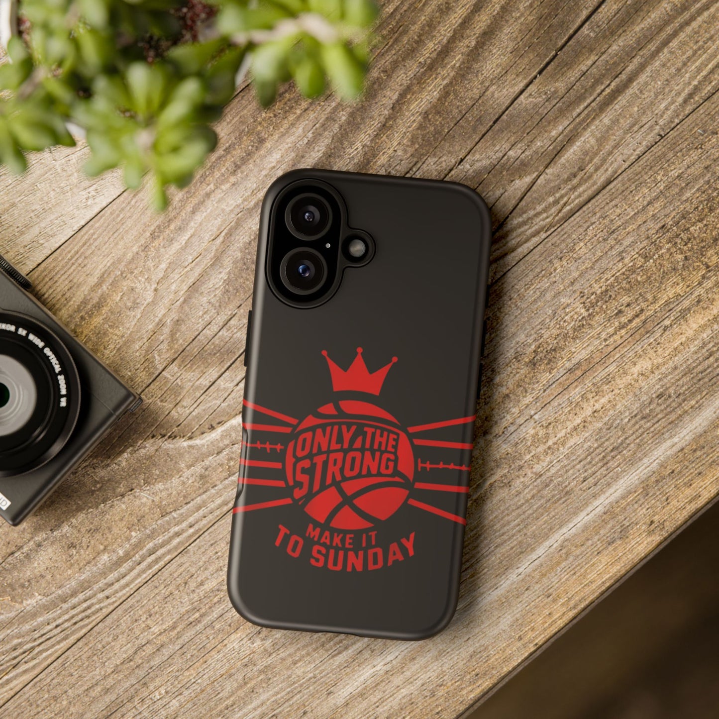 Only the Strong Make it to Sunday (black) - Tough Case
