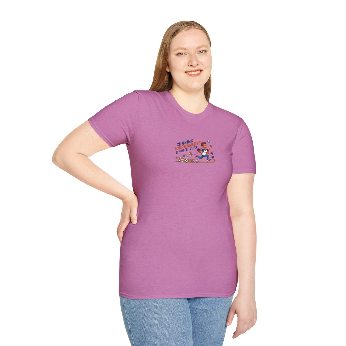 Chasing Tournaments & Coffee Cups - Softstyle Tee