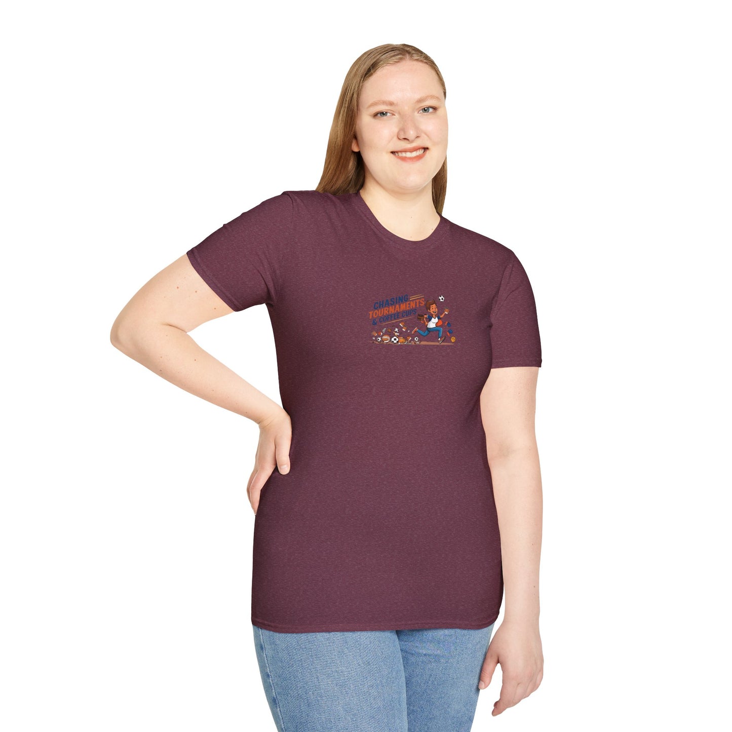 Chasing Tournaments & Coffee Cups - Softstyle Tee