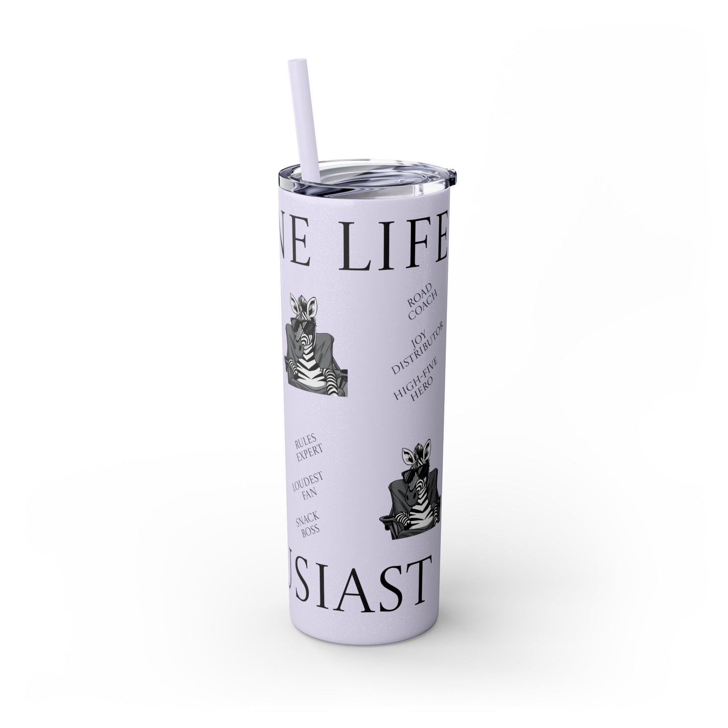 Sideline Life - 20oz Skinny Tumbler with Straw