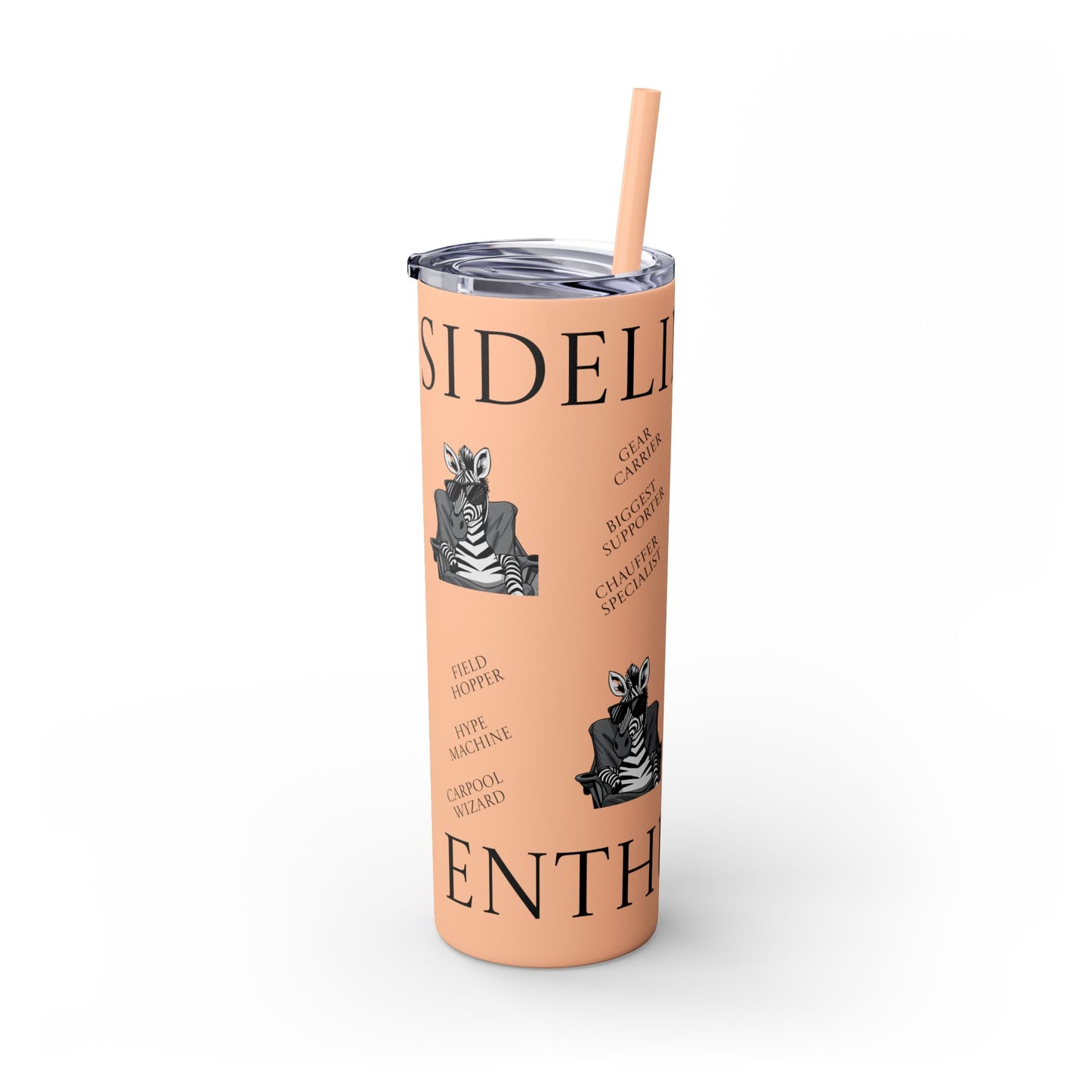 Sideline Life - 20oz Skinny Tumbler with Straw
