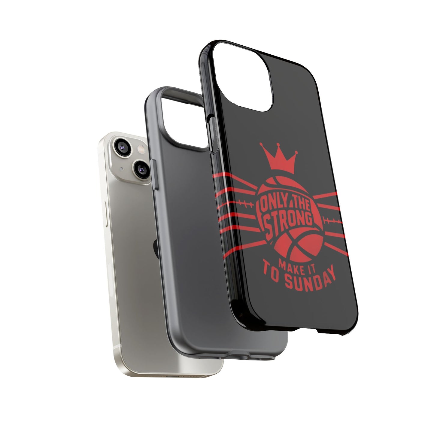 Only the Strong Make it to Sunday (black) - Tough Case
