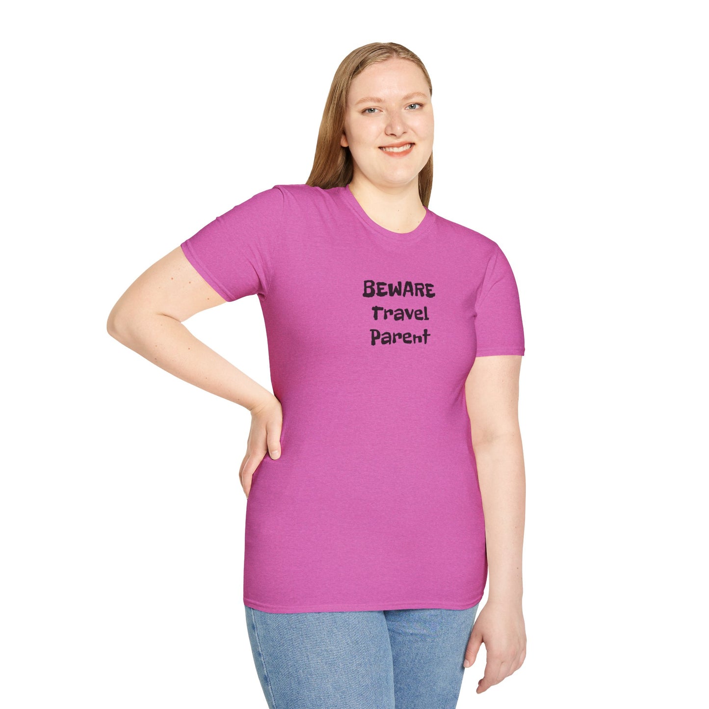 Beware Travel Parent - Sideline Softstyle Tee