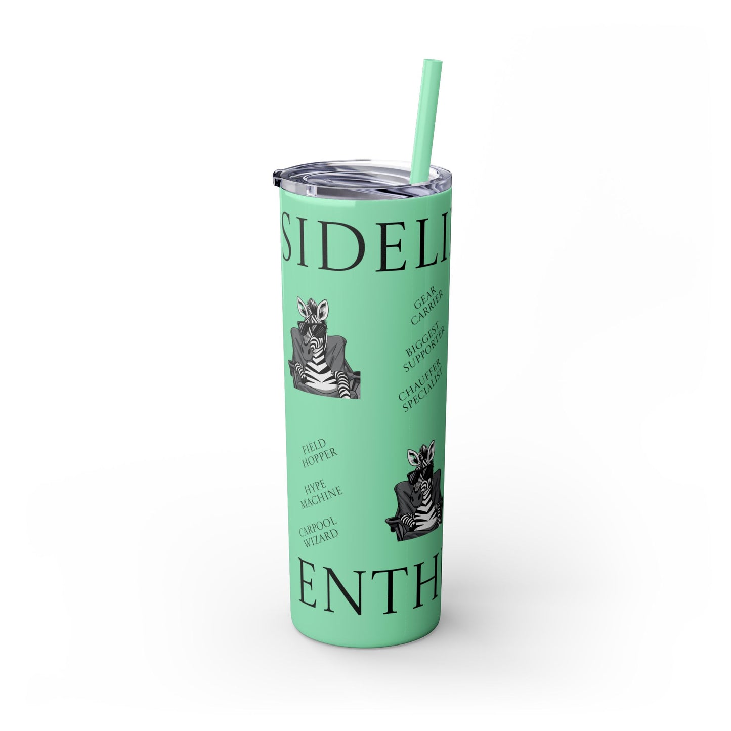Sideline Life - 20oz Skinny Tumbler with Straw