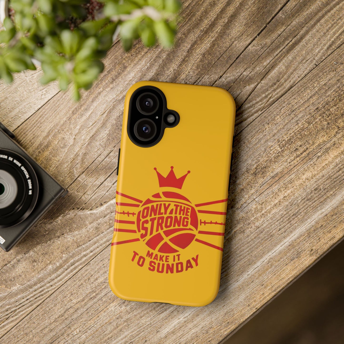 Only the Strong Make it to Sunday (yellow) - Tough Case