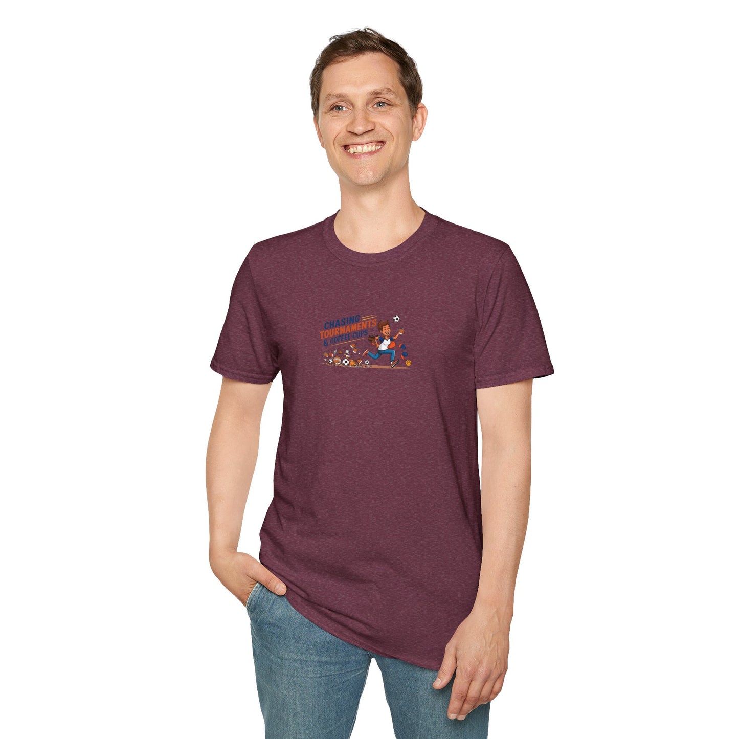 Chasing Tournaments & Coffee Cups - Softstyle Tee