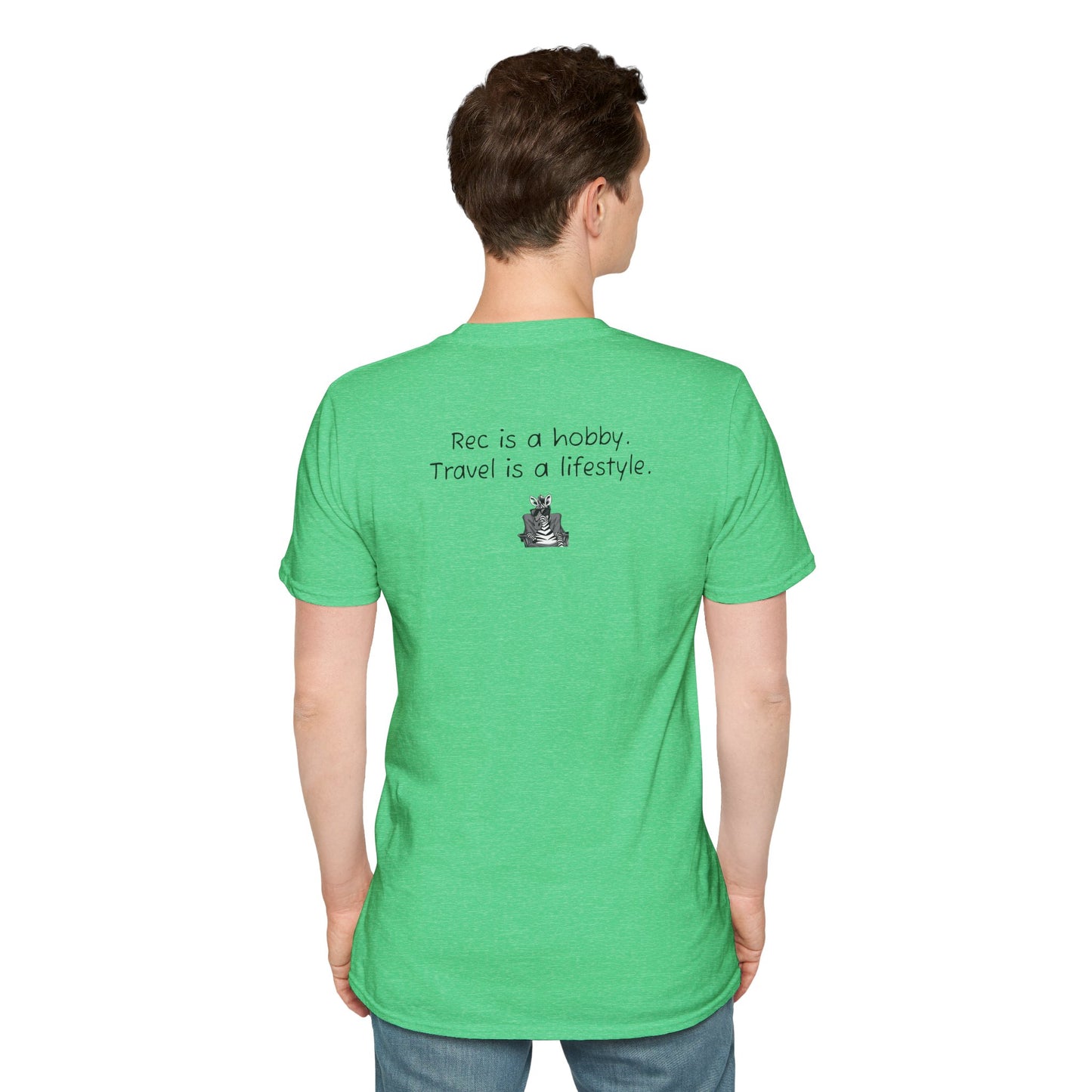 "Rec is a hobby. Travel is a lifestyle" - Sideline Softstyle Tee