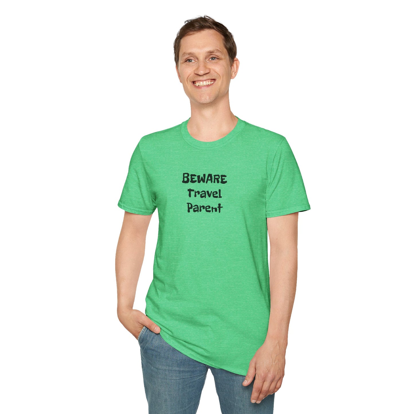 Beware Travel Parent - Sideline Softstyle Tee