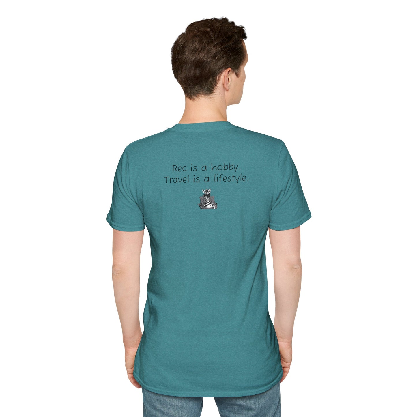 "Rec is a hobby. Travel is a lifestyle" - Sideline Softstyle Tee